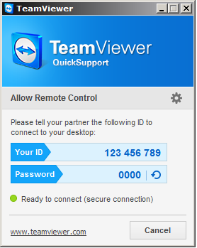 TeamViewer QuickSupport Client 8